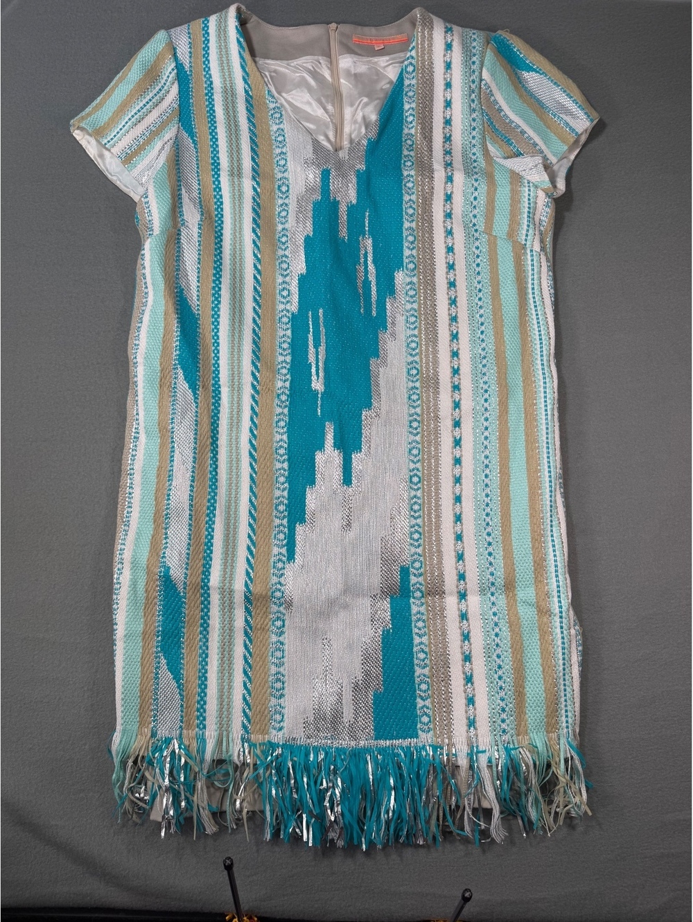 Vilagallo Morgette Jacquard Knitted Dress